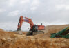 Expanding quarry group invests in 90-tonne Hitachi excavator Hitachi 90-tonne excavator in quarry