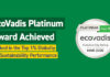 Sunbelt Rentals earns recognition for sustainability achievements EcoVadis Platinum award logo