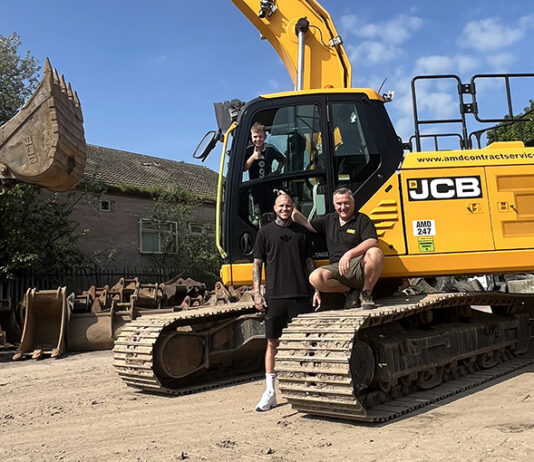 World Cup is a family affair for AMD Contract Services boss Lyndon and Fraser Dykes last week