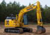 McHale Komatsu to celebrate new Xwatch supplier partnership at Hillhead Komatsu excavator on construction site