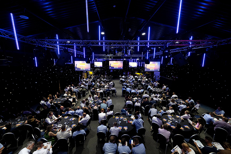 Stars of the Future Awards ceremony room