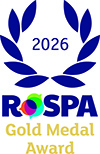 RoSPA gold medal logo