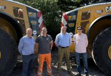 Stevens Equipment Rental marks machine milestone with ‘UK-first’ safety tech Stevens Equipment Rental team with new wheel loaders
