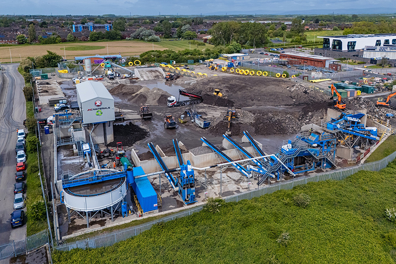JN Civils recycling plant in Blackpool