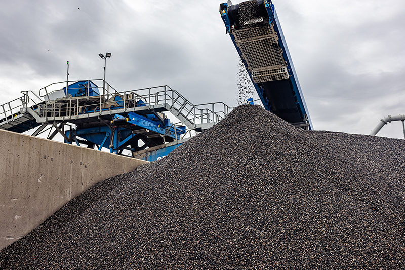 JN Civils recycling plant in Blackpool