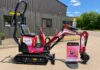Mellor Plant UK raffles Yanmar SV08 for Cancer Research UK
