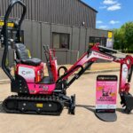 Mellor Plant UK raffles Yanmar SV08 for Cancer Research UK
