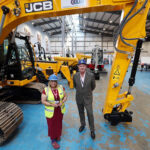 CITB welcomes newly-elected MSP to Inchinnan NCC Michelle Campbell and Ian Hughes