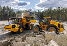 Volvo hails ‘positive quarter’ with increased volumes and key milestones marked Volvo machines on construction site