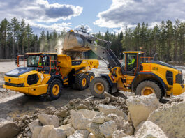 Volvo hails ‘positive quarter’ with increased volumes and key milestones marked Volvo machines on construction site