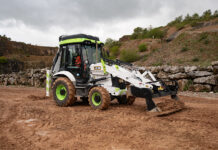 Hydrogen-powered backhoe paves way for zero-carbon sites JCB 3CX Hydrogen backhoe loader