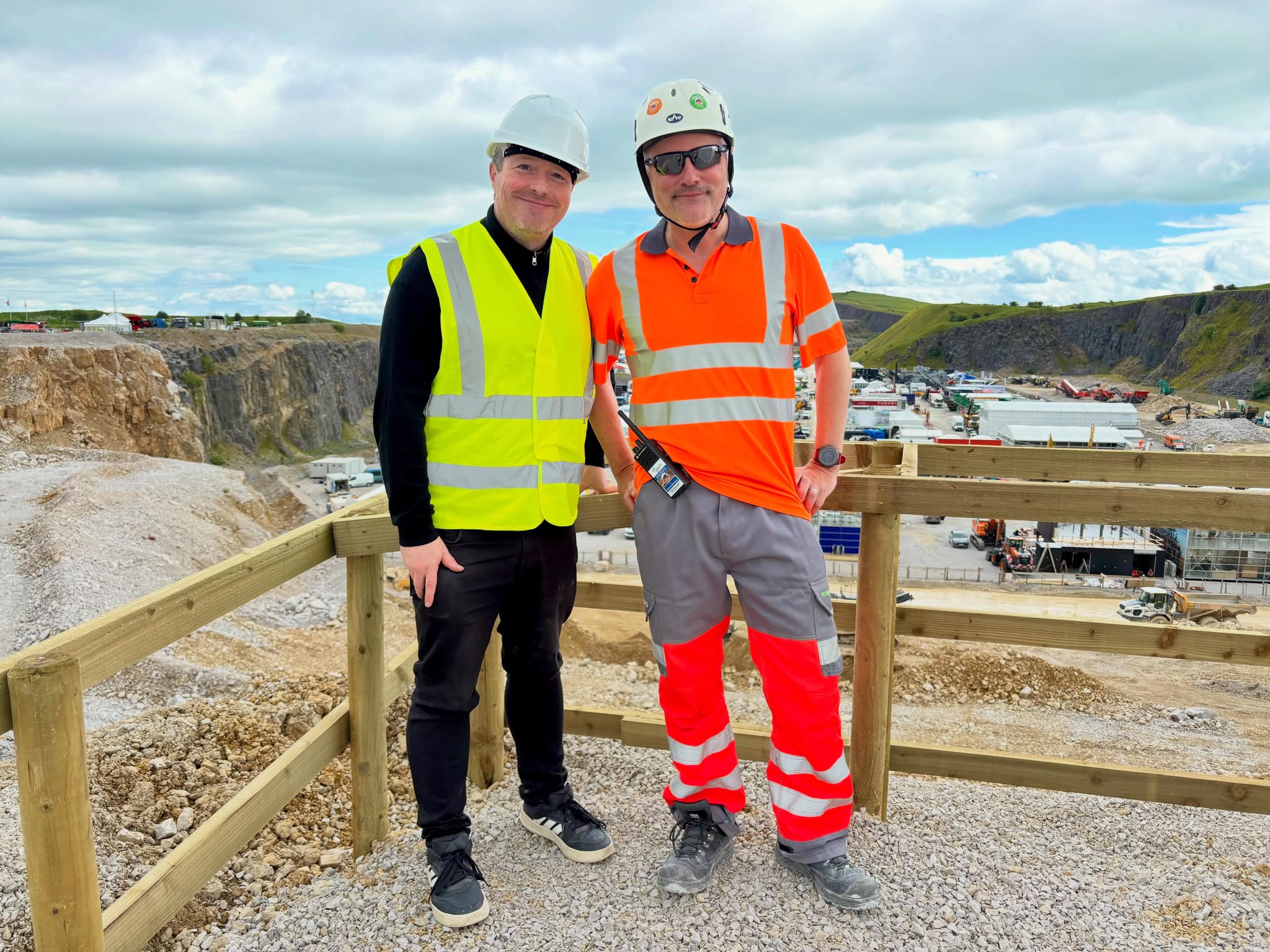 Project Plant editor Gary Moug and Hillhead event director Richard Bradbury