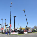 Manitou Group reports strong revenue growth Manitou telehandlers on the A.T. Best stand at ScotPlant 2026
