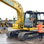 Blackwood Training sees huge rise in career pivoters Blackwood Training - operator learning on excavator