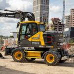 Flannery to take both sponsor and exhibitor role at UK Plant Expo 2027 Flannery's Volvo wheeled excavator