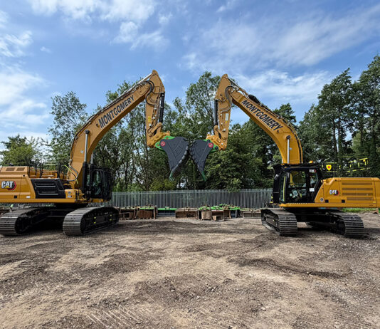 KT Montgomery expands fleet with £8m Cat equipment investment New Cat excavators for KT Montgomery