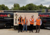 Redmyle expands fleet with Cat Stage V generator investment Handshake marking generator set deal between Redmyle and Finning