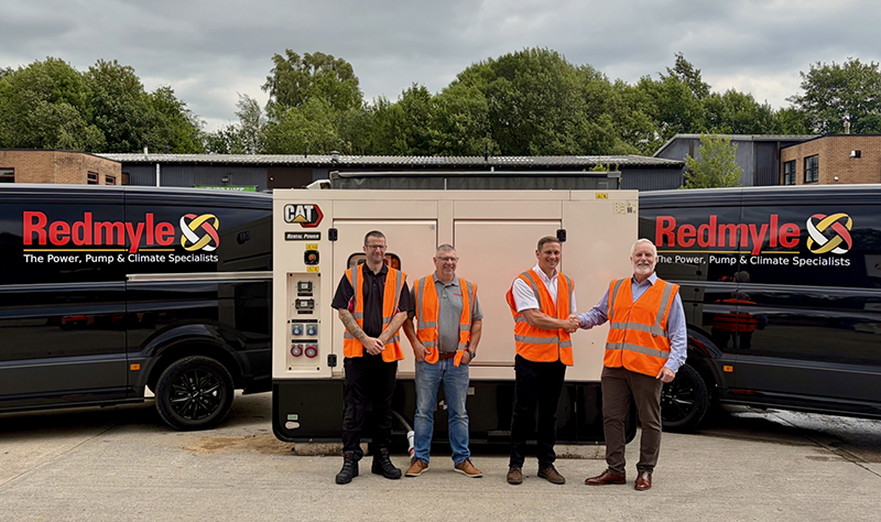 Handshake marking generator set deal between Redmyle and Finning