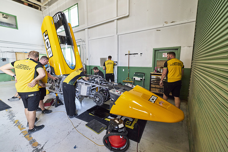 JCB Hydromax in production