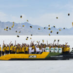World record proves hydrogen innovation can be part of the solution for the future JCB Hydromax team celebrating