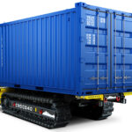 GGR Group to debut 40-tonne capacity tracked carrier at Vertikal Days Croco40 tracked carrier with container