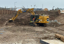Flannery deploys first Cat 320 electric medium excavator in the UK Cat 320 electric medium excavator