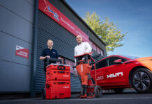 Speedy Hire invests in 25,000 Hilti assets under ‘landmark’ agreement George Foster-Jones (Speedy Hire). and Stewart Dowling (Hilti)