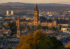 Scottish construction market research reveals reasons for ‘cautious optimism’ Edinburgh aerial shot