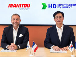 Manitou Group and HD Construction Equipment confirm partnership agreement Sylvain Blaise, President & CEO Manitou Group Jaeyoung Moon, President & CEO HD Construction Equipment