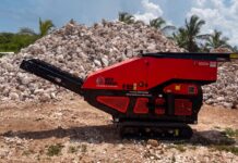 British-built crusher turns Cayman limestone into aggregate Red Rhino compact crusher