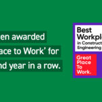 Sunbelt Rentals retains status as one of UK’s top construction workplaces Sunbelt Rentals' great place to work graphic