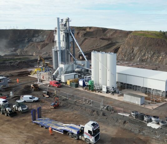 Hillhouse steps up expansion plans with opening of new asphalt production site Soutra Mains Quarry