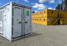 Nixon Hire invests in new fleet of large battery storage units Nixon Hire battery storage units on site